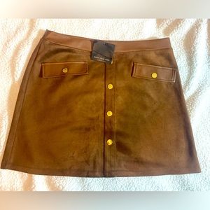Marc New York suede mini skirt.